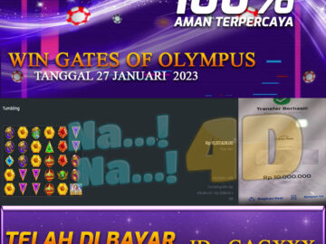 Bukti Pembayaran Games hadiah terbesar Nana4d Tanggal 27 Januari 2023