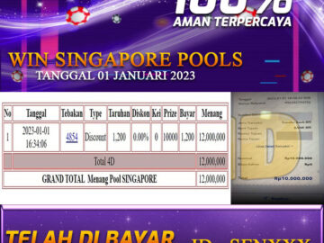 Bukti Pembayaran Togel prize 123 hadiah terbesar Nana4d Tanggal 01 Januari 2023