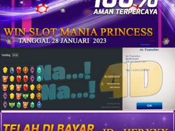 Bukti Pembayaran Games hadiah terbesar Nana4d Tanggal 28 Januari 2023