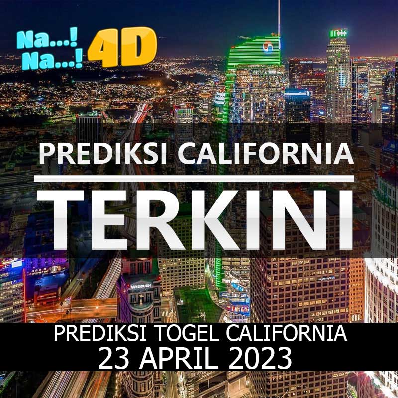 Prediksi Togel California hari ini tanggal 23 April 2023. Prediksi Vns ini bisa anda mainkan di 4D, 3D, 2D, Colok bebas dan jitu, bbfs, bb & prize 123.