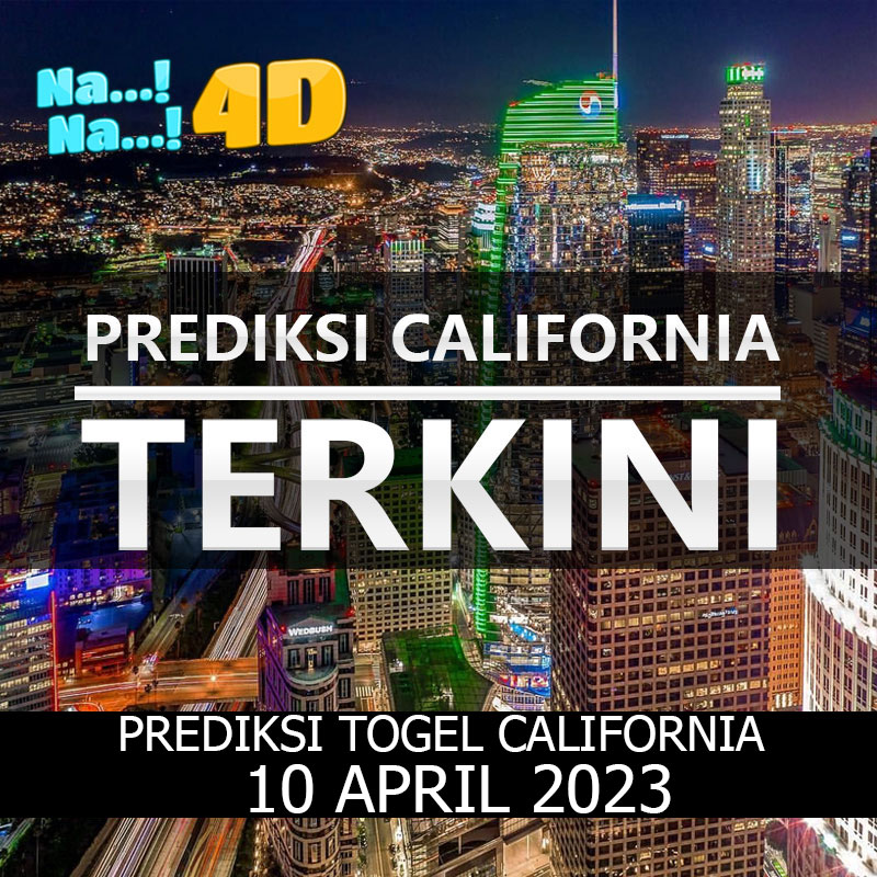 Prediksi Togel California hari ini tanggal 10 April 2023. Prediksi Vns ini bisa anda mainkan di 4D, 3D, 2D, Colok bebas dan jitu, bbfs, bb & prize 123.