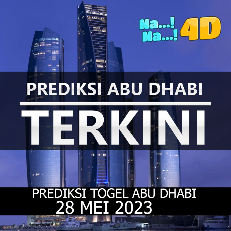 Prediksi Togel Abudhabi hari ini tanggal 28 MEI 2023 Prediksi Abd ini bisa anda mainkan di 4D, 3D, 2D, Colok bebas dan jitu, bbfs, bb & prize 123.