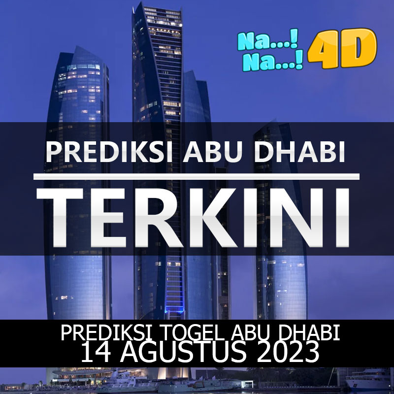 Prediksi Togel Abudhabi hari ini tanggal 14 Agustus 2023 Prediksi Abd ini bisa anda mainkan di 4D, 3D, 2D, Colok bebas dan jitu, bbfs, bb & prize 123.