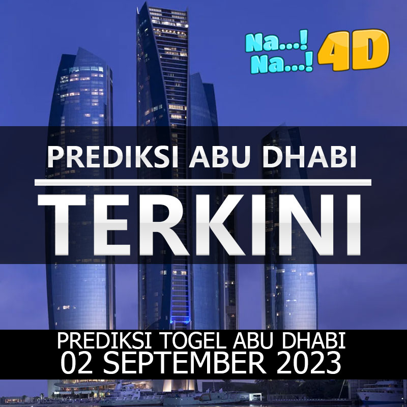 Prediksi Togel Abudhabi hari ini tanggal 02 SEPTEMBER 2023 Prediksi Abd ini bisa anda mainkan di 4D, 3D, 2D, Colok bebas dan jitu, bbfs, bb & prize 123.