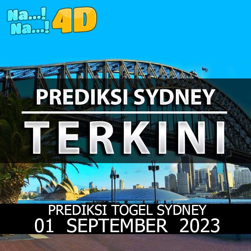 Prediksi Togel Sydney hari ini tanggal 01 SEPTEMBER 2023. Prediksi Vns ini bisa anda mainkan di 4D, 3D, 2D, Colok bebas dan jitu, bbfs, bb & prize 123.