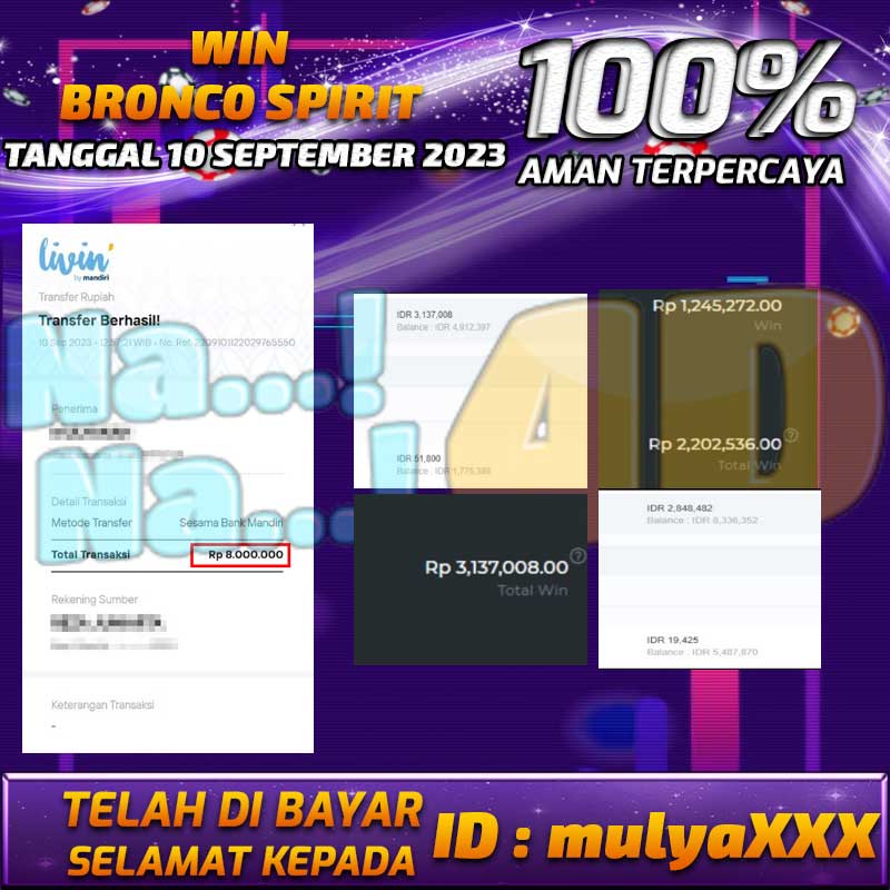 Bukti Pembayaran games hadiah terbesar Nana4d Tanggal 10 september 2023