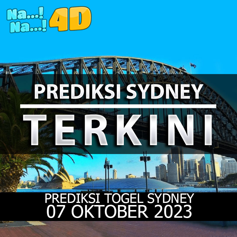 Prediksi Togel Sydney hari ini tanggal 07 OKTOBER 2023. Prediksi Vns ini bisa anda mainkan di 4D, 3D, 2D, Colok bebas dan jitu, bbfs, bb & prize 123.