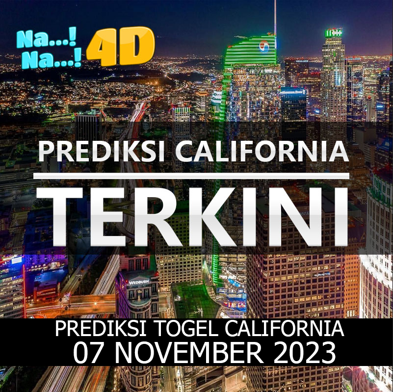 Prediksi Togel California hari ini tanggal 07 November 2023. Prediksi Vns ini bisa anda mainkan di 4D, 3D, 2D, Colok bebas dan jitu, bbfs, bb & prize 123.