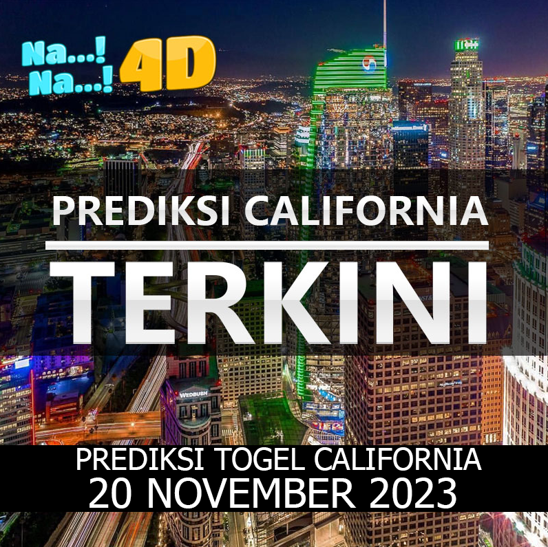 Prediksi Togel California hari ini tanggal 20 November 2023. Prediksi Vns ini bisa anda mainkan di 4D, 3D, 2D, Colok bebas dan jitu, bbfs, bb & prize 123.