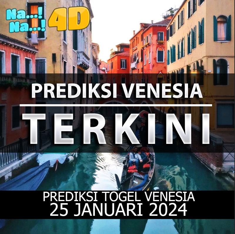 Prediksi Togel Venesia hari ini tanggal 25 Januari 2024. Prediksi Vns ini bisa anda mainkan di 4D, 3D, 2D, Colok bebas dan jitu, bbfs, bb & prize 123.