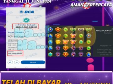 Bukti Pembayaran NANA4D hadiah Games 11 Juni 2024