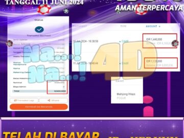 Bukti Pembayaran NANA4D hadiah Games 11 Juni 2024